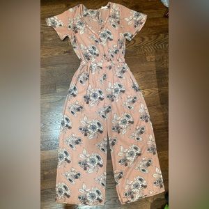 Pink Floral Sienna Sky Jumpsuit
